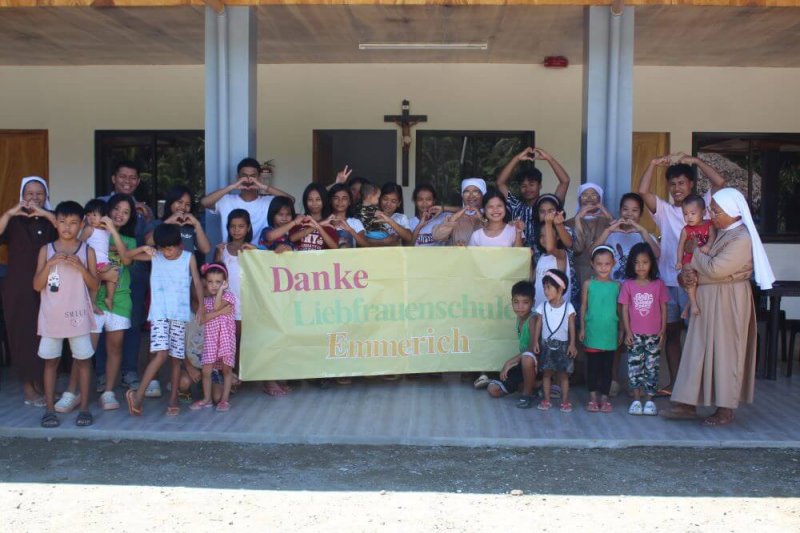 Ein herzliches Dankeschön von den Philippinen an die Lichterkinder der Liebfrauenschule Emmerich. 